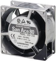 SANYO DENKI - SANACE FANS 109-153 AXIAL FAN, 80MM, 115VAC, 110mA