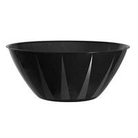 Party Essentials N562433 Hard Plastic 160-Ounce Serving Bowl, Black