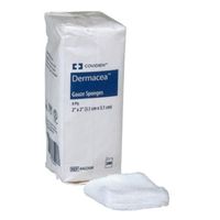 Covidien 441219 Dermacea Gauze Sponges, 12-Ply, 3" x 3" Size (Pack of 200)