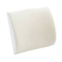 ROSENICE Memory Foam Premium Cotton Pillow Lumbar Home Chair Waist Back Support White