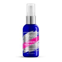 All Natural and Organic Feminine Intimate Spray by Vanibiss - Yeast Infection Treatment, Fast Relief of BV, Dryness, Odor, Itching, and Burning - Yoni Oil Blend with Tea Tree & Lemongrass (2fl ounces)