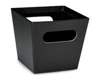 Tall Beveled Square Market Gift Tray - 6 Count - Small - Black