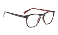 Vintage Reading Glasses Stylish Readers for Women (Brown,+2.25)