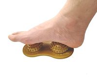 Foot Massage Ball Foot Massager Stimulate Plantar Acupoint Relax Muscles Feet Care Tools for Men Women (Gold)