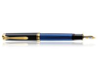 Pelikan Souveran 800 Black/Blue GT Broad Point Fountain Pen - 995969