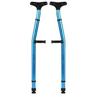 Universal Crutch 2-Piece, Aluminum Alloy Underarm Crutches, Lightweight Walking Stick Walking Stick, Medical Elbow Crutches, Suitable for Elderly People Adult Young Men and Women,Blue
