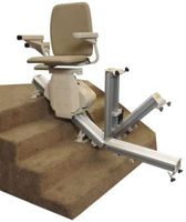 Nautilus Stair Lift with Hinged Rail - Lifetime Warranty on Motor & Circuit Board