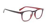 Vintage Reading Glasses Stylish Readers for Women (Red,+1.50)