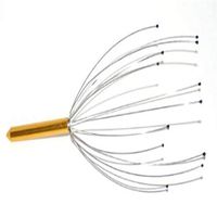 FTXJ Head Hair Scalp Treatments Neck Octopus Stress Release Relax Massager (Blue)