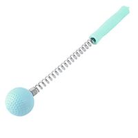 uxcell Plastic Home Handle Ball Self Knock Stress Relief Tool Massage Hammer Sky Blue