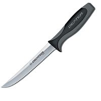 Dexter Russell V156SC-PCP V-Lo (29373) Utility Knife, 6 inches, scalloped edge, DEXSTEEL stain-free, Priced Per Each