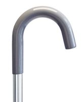 Cane Adjustable Round Handle Sliver - 1 Ea