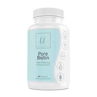 Biotin 10000mcg Extra Strength Hair Supplement, Supports Healthy Hair, Skin and Nails - Made in USA - Best Biotin to Support Hair Growth for Women & Men - Non-GMO - 60 Capsules