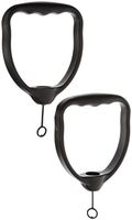 Cando 10-5340 Plastic Hold-Rite Handles (Pair) , For Exercise Bands and Tubing
