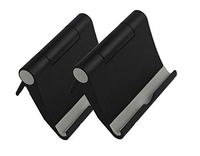 Non-Slip Cell Phone Stand Holder Mobile Phone Dock,Black fold Phone Holder,Smartphones for Holder Tablets Universal,Cell Phone Stand(2 Pack)