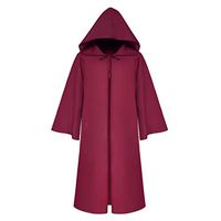 Alangbudu Family Cosplay Halloween Cape Windbreaker Hoodie Outfits Party Cardigan Long Sleeve Overcoat Jacket Outwear