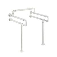 Limaomao Toilet Safety Rails Handicap Rails Grab Bars Toilet Rail Bathroo Support for Stainless Steel Commode Accessories Safety Hand Railing Guard Frame Shower Assist Aid Handrails Hand Grips