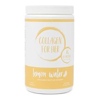 Collagen For Her: Collagen Lemon Water - Hydrolyzed Collagen Peptide Powder with Vitamin C and Electrolytes | Sugar Free, Non-GMO, Beauty Supplement for Hair, Skin, Nails, and Joints