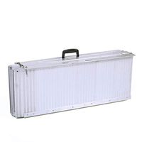 Indoor/Outdoor Threshold Wheelchair Mobility Walker Casters Entry Plate Ramp Briefcase Style Ramp Handicap Mini Van Scooter | 72x 28 Inch, 600 lbs