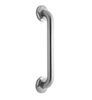 Jaclo 2932-SB Grab Bar with Contemporary Hex Flange, Satin Brass, 32"