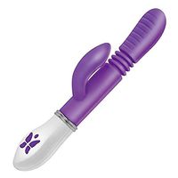 zhiounny Telescopic Rotating G Spotter Vinrators for Women Silicone Rabbit Vinrating Clintoris Sti-mulator Toiys for Women or Couples (Purple-2)