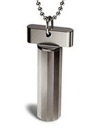 Cielo - Designer Faceted Stainless Pill Case Keychain Pill Holder for Medicine, Allergy Pills, Ibuprofen, Aspirin - Made in The USA, Cielo's Pill Container Keychain Pill Fob is The Best!