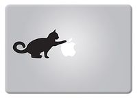 Curious Cat Version 1 for MacBook Laptop Die-Cut Decal Vinyl Sticker
