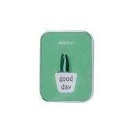 Dual Glasses Contact Lens Case - Travel Contact Lens Case2 Kit with Mirror Solution Bottle Tweezers Container Holder