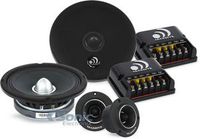 MASSIVE AUDIO PK6S 6.5" SHALLOW COMPONENT SYSTEM WITH 3" TWEETER AND CROSSOVER
