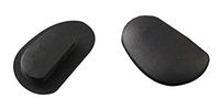 Silicone Push-on Eyeglasses Nose Pads 1 Pair - Black