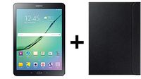 Samsung Galaxy Tab S2 9.7" 32GB 32 GB WiFi Tablet (Black) Book Cover Case Bundle SM-T813NZKSXAR