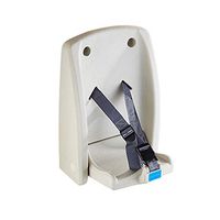 XH Foldable Bath Chair Loadable 77lb Multi-Function Diaper Table Care Table with Seat Belt + Backrest + Stainless Steel Booster Bar, Suitable for Under Three Years Old