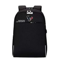 Unisex Laptop Backpack with USB Charging Port, Waterproof and Anti-Theft - Pick Houston Texans