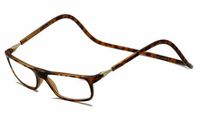 CliC Executive Single Vision Full Frame Designer Reading Glasses, Tortoise, 1.75