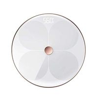 Lfsp Bluetooth Digital Display Scales, Body Fat Scales, Digital Bathroom Scale, Body Fat/Body Mass Index, Body Composition Analysis Floor Scales, Kg/Lbs (Black White Optional) (Color : B)