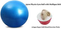 ACCO Super Soft 100gm Hand Exercise Putty with Fitness Exercise 55gm Gym Ball