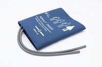 Reusable Blood Pressure Cuff Double Tube Large Adult Use 33-47 cm Arm Circumference (Blue Style)