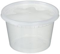 Deli Food Storage Containers with Lids, 16 Ounce (48 Count)