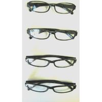 Tuff Plastic Frame 4-Pak Readers- Keep A Spare Pair Everywhere! 1.25 Strength, by American Reading Glasses