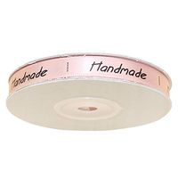 GwUzsfu Durable Non-Toxic Polyester Ribbon, 25 Yard Printed Handmade Printed Ribbon Colored Romantic Gift Wrap Rope Cake Box Decor Pink