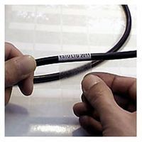 BRADY LAT-18-361-2.5 CABLE/WIRE ID LABELS, SELF LAM, 25.4MM W, POLY, WHT, PK2500