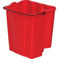 Rubbermaid 9C7400RD Dirty Water Bucket, 18 Qt, Red