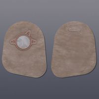 New Image Closed Mini Pouch with Filter - Flange Size 2 3/4" Color Match Blue Beige - Box of 60