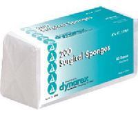 Dynarex ALL GAUZE SPONGES 4" X 4" 12 PLY NON-STERILE, 2000/CASE