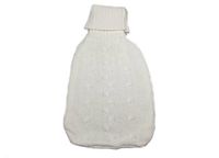 Hot Water Bottle Cover - Various Designs Available! (White)