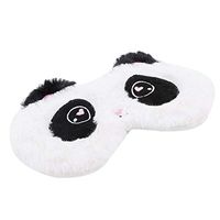 LALANG Travel Sleeping Cute White Panda Eye Mask Shading Nap Cover Mask