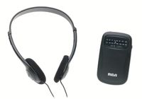 RCA RP1610 Portable AM/FM Radio with Headphones