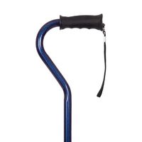 Essential Medical Supply Gentle Touch Offset Cane, Danube Blue