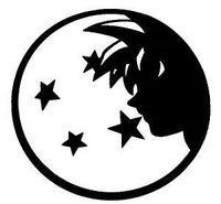 DBZ TV SERIES 4 STAR GOKU DRAGON BALL STICKERS SYMBOL 5.5" DECORATIVE DIE CUT DECAL FOR CARS TABLETS LAPTOPS SKATEBOARD - BLACK