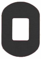 StayPut Adhesive Patch Black - 2" x 1.5" Hole, 30 Pack